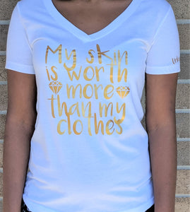 "Know Your Worth" V-Neck